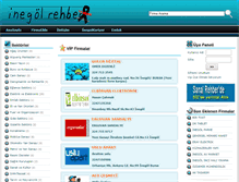 Tablet Screenshot of inegolrehber.com